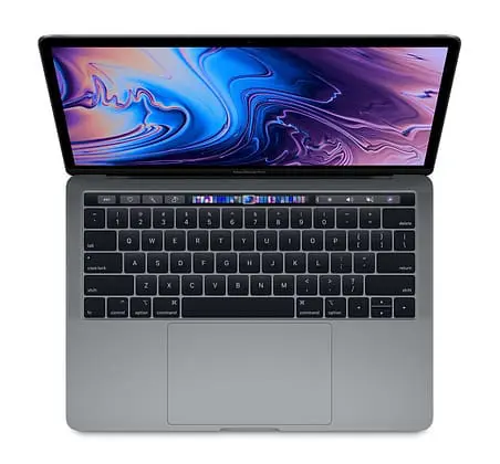 MacBook Pro 13 Touch space
